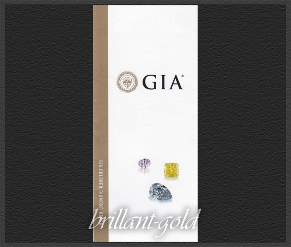 Diamant Tropfen mit GIA Zertifikat 0.28 ct, rosa